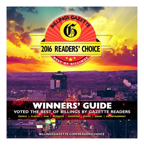 Readers Choice 2016 By Billings Gazette Issuu