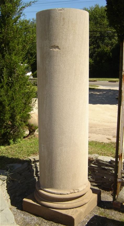 Massive Limestone Columns Recycling The Past Architectural Salvage