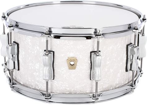 Ludwig Classic Maple Snare Drum 65 X 14 White Marine Pearl