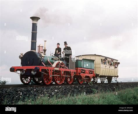 An Aftermath Of The Oldest German Locomotive Adler During A Test