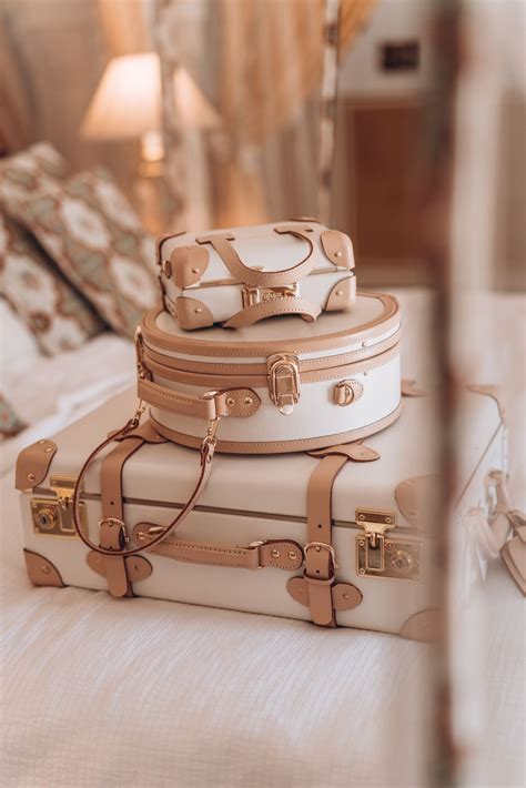 Designer Luggage Sets For Women Retro Vintage Aesthetic Vacation