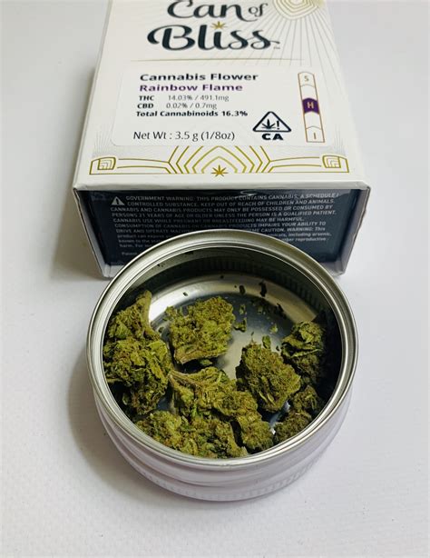Rainbow Flame Cannabis Sativa Dominant Hybrid Pot Valet
