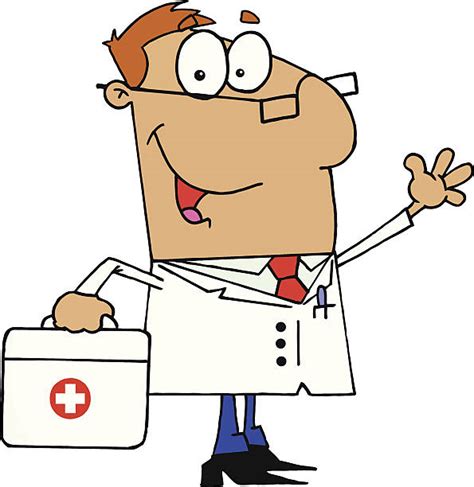 Best Funny Of Doctors Clip Art Illustrations Royalty Free Vector