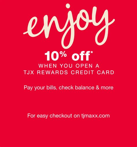 Compare hundreds of credit cards at once. TJX Rewards® Credit Card - T.J.Maxx