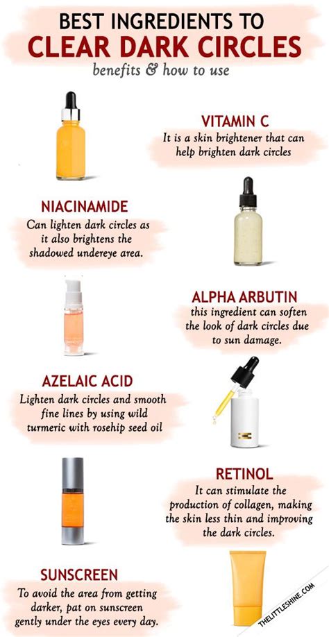 Best Ingredients To Clear Dark Circles The Little Shine Dark Eyes