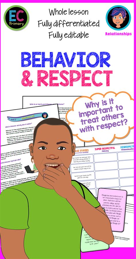 Behavior And Respect Teaching Resources Pshe Lessons Character Education Lessons