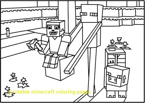 Lego Minecraft Coloring Pages At Free Printable