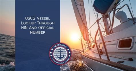 Uscg Vessel Lookup Through Hin And Official Number