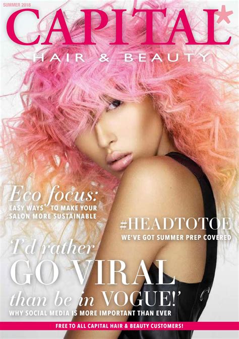 Summer Magazine 2018 Capital Hair And Beauty Ltd By Capital Hair