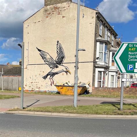 Banksy New Street Works In Gorleston Great Yarmouth And Lowestoft