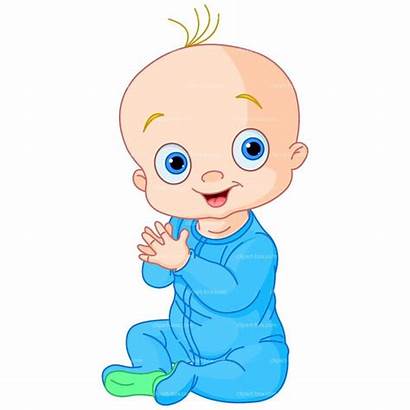 Boy Clip Clipart Clapping Vector Cartoon Babies