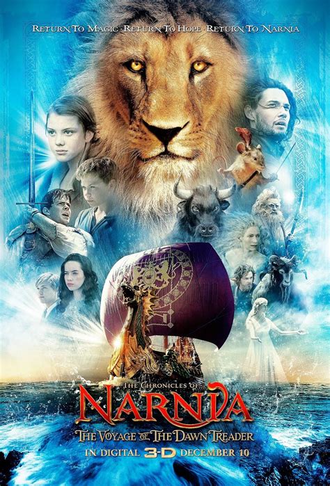 This hollywood movie is available in the short story of this movies is lucy and edmund pevensie return to narnia with their cousin eustace where they meet up with prince caspian. Film for Portable Media Player: Narnia 3