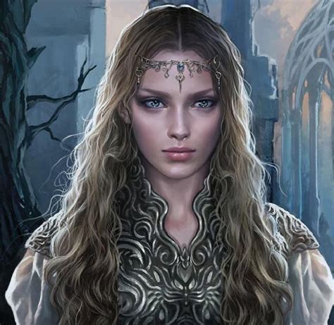 Galadriel By Magali Villeneuve Fantasy Art Women Portrait Fantasy
