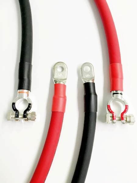 6 Gauge 6 Awg Extreme Copper Battery Cable With Ends Terminals Connectors Indian