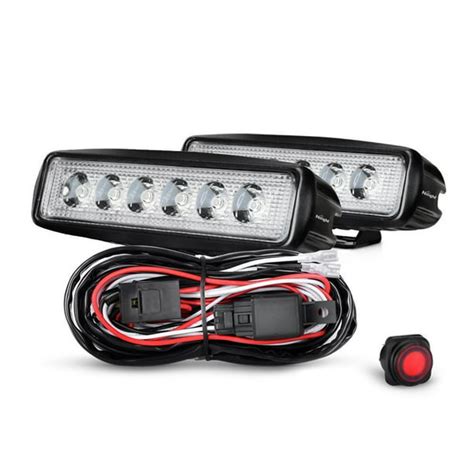 Nilight 2pcs 18w Spot Led Work Lights Led Pods Fog Lights Off Road Led