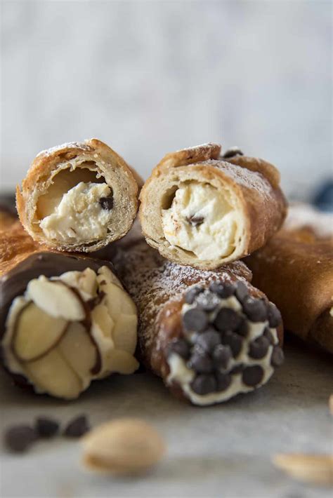 The Easiest Homemade Cannoli Recipe The Crumby Kitchen