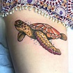 Traditional Japanese Turtle Tattoo