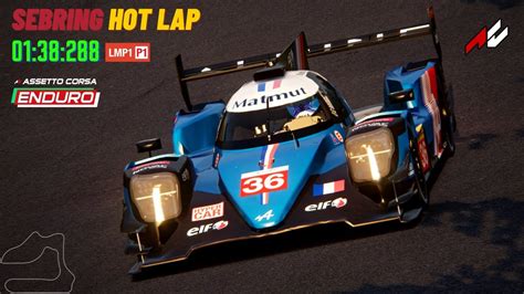 Assetto Corsa Hot Lap On Board LMP1 Rebellion R 13 Sebring 01