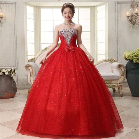 red princess tube dress embellished with crystals backless lace wedding dress princess