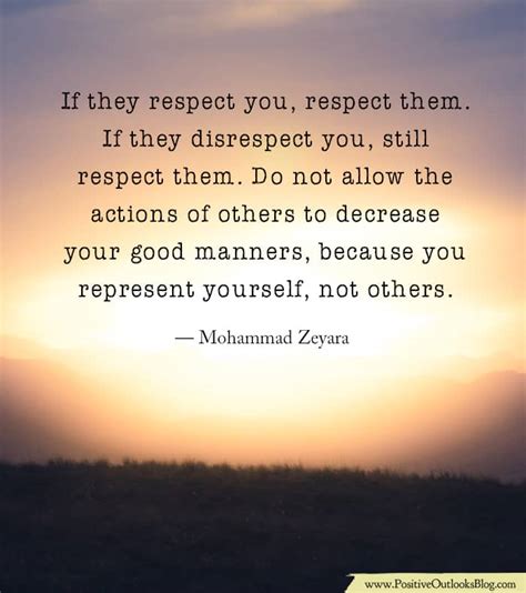 If They Disrespect You Still Respect Them