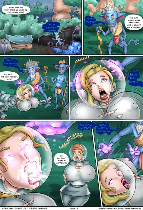 Personal Space Ch Crash Landing Pg By UberMonkey Hentai Foundry