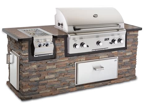 Built In Bbq Grills By American Outdoor Grill For Outdoor Kitchen Islands