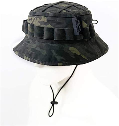 Tactical Boonie Hat Military Hunter Sniper Ghillie Bucket Hats Camo Cap