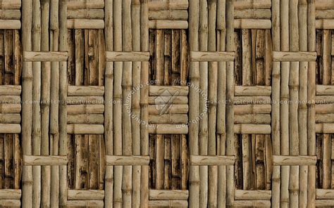 Old Bamboo Fence Texture Seamless 12297