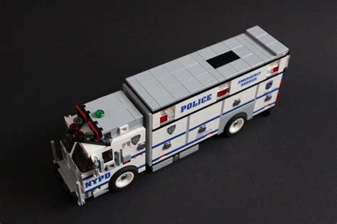 Nypd Esu 1 By Sponki25 Lego Truck Lego Cars Lego Police Car Lego