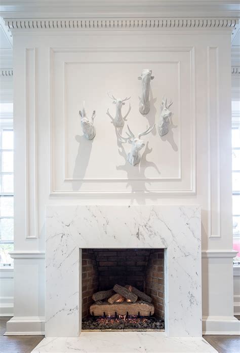 √ 20 Awesome Fireplace Tile Ideas Marble Fireplace Mantle Modern