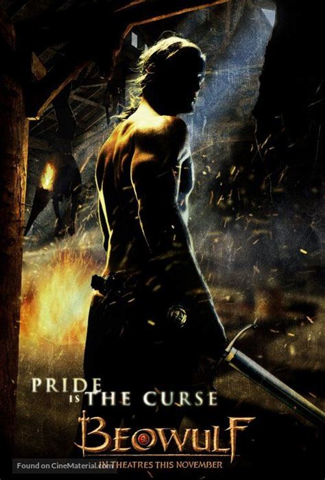 Beowulf 2007 U S Movie Poster PRIDE IS THE CURSE 26j