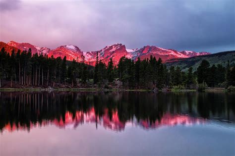 Sprague Lake Sunrise Rocky Mountain Photograph By Ronda Kimbrow