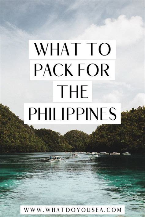 The Essential Philippines Packing List What To Wear In The Philippines Artofit