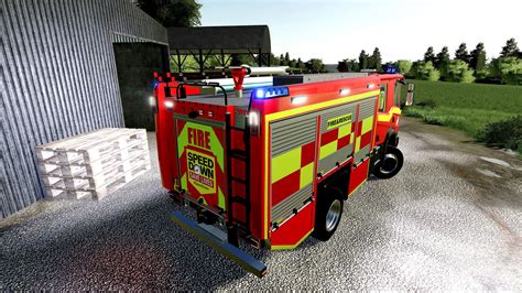 Ls19 Scania Uk Fire Engine V10 Farming Simulator 22 Mod Ls22 Mod