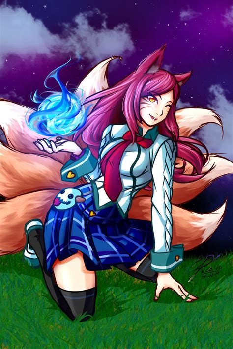 Ahri Academy Fan Art By Ecb On Deviantart