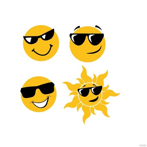 Smiley Face With Sunglasses And Thumbs Up