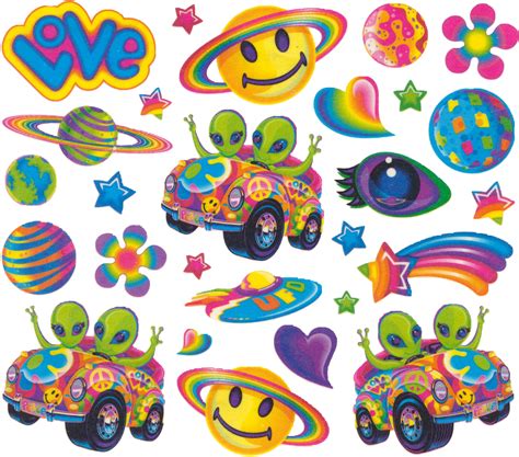 Lisa Frank 90s Stickers Clipart Full Size Clipart 1465298 Pinclipart