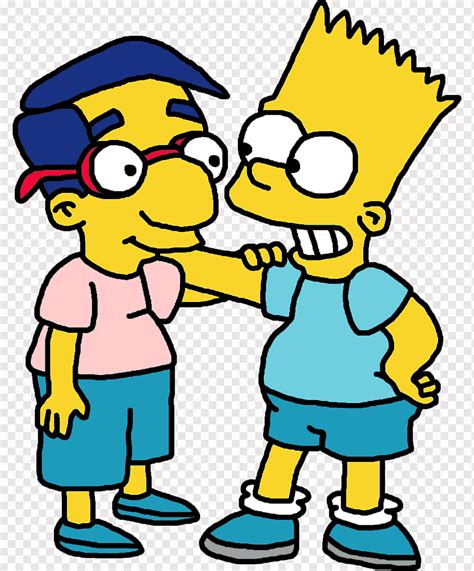 Milhouse Van Houten Bart Simpson Jonrón Simpson Lisa Simpson Los Simpsons Bart And The Beanstalk