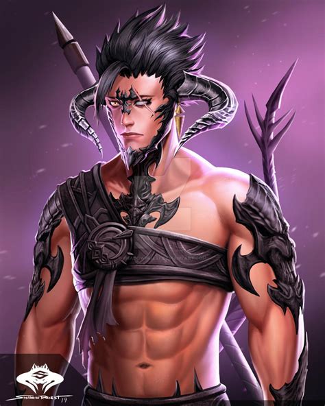 Commission Au Ra Male By Shadowpriest On Deviantart