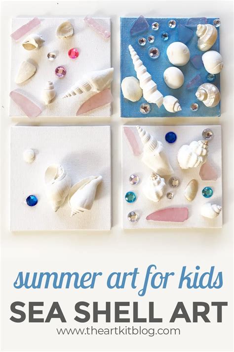 Sea Shell Watercolor Art Is The Perffect Summer Craft For Kids Enjoy