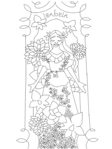 Printable Isabela Encanto Coloring Pages GBcoloring