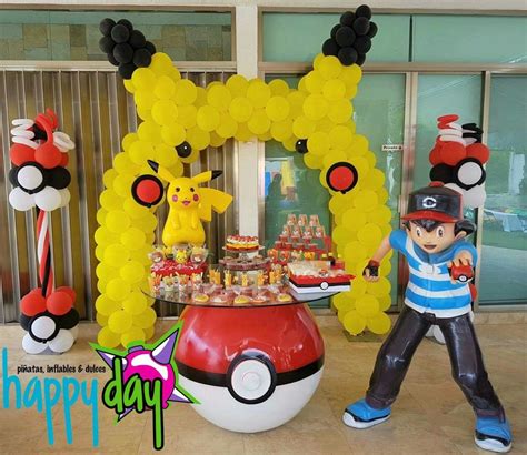 Mesa De Dulces Pokemon Pokemon Party Decorations Pokemon Themed