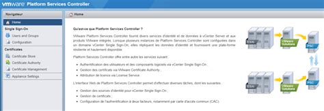 Le Platform Services Controller PSC En Bref SudCloud