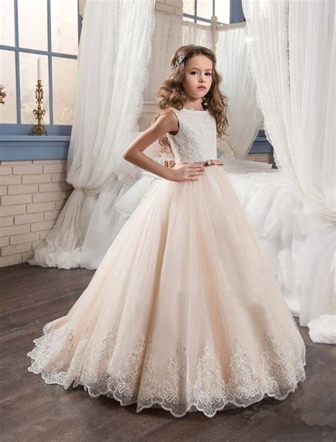 Lovely Long Flower Girl Dress Dress For Kids In Wedding · Winnys