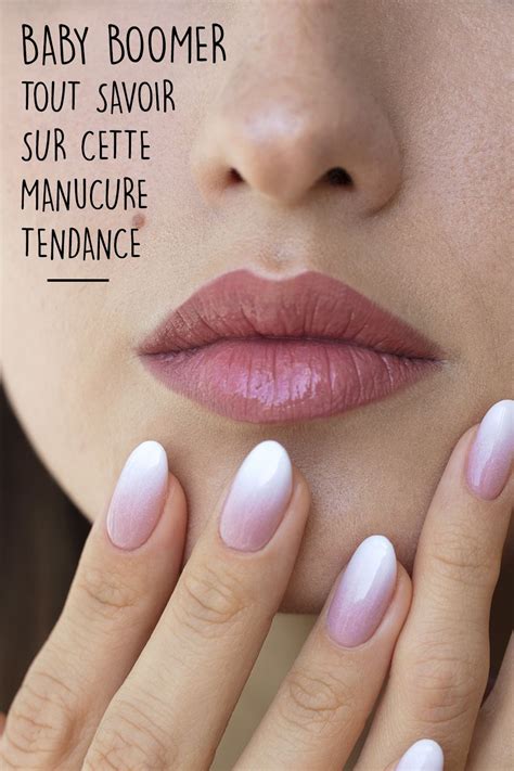 Baby Boomer La French Manucure Tendance Ongles En Gel Courts