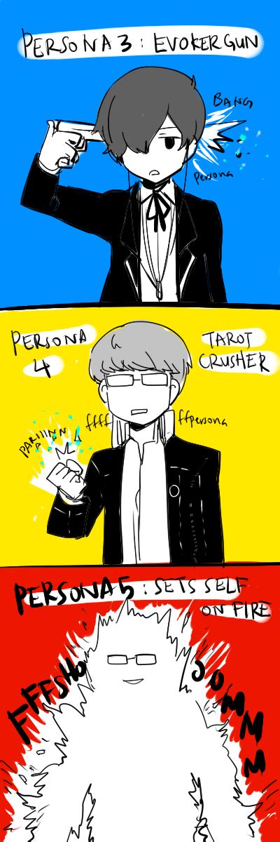 And that's what it is. The legacy of summoning Personas. | Megami Tensei - Persona | Know Your Meme