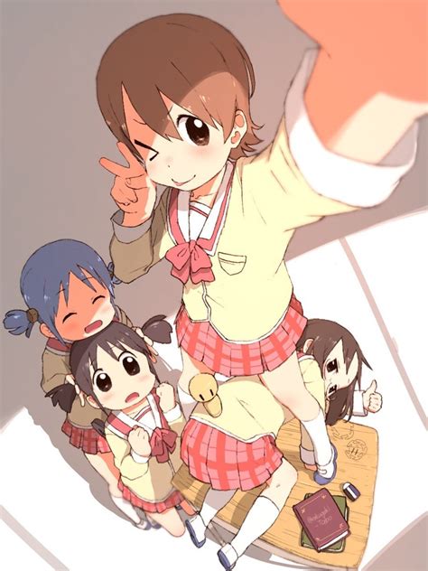 Shinonome Nano Naganohara Mio Aioi Yuuko And Minakami Mai Nichijou