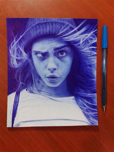 20 Unbelievable Photorealistic Portraits Drawn With A Ballpoint Pen Photorealistic Portraits