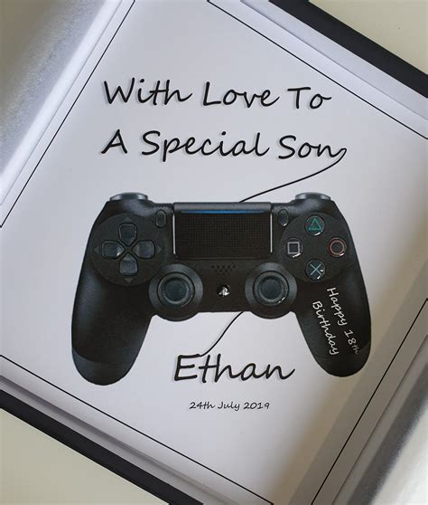 Personalised 18th Birthday Card Son Gaming Xbox Playstation Controller