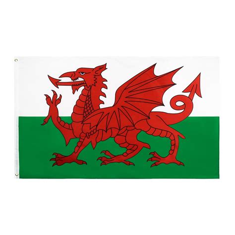 Shreefit Flag Wales Flag Large Welsh National Flags Polyester With